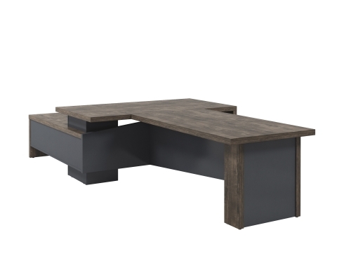 Стол руководителя с опорной тумбой Т-918.0000ПР с брифингом фото 2 Стол руководителя с опорной тумбой Т-918.0000ПР с брифингом фото 2