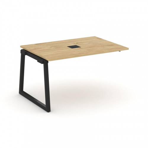 Style Project Проходной наб. элем. перег. стола SN-5T1.NSPRG-004 Акация Лорка/Металл Антрацит/Заглуш