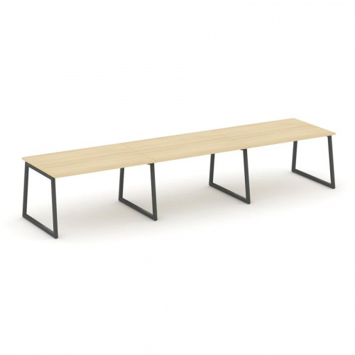 Style Project Стол переговорный SN-4T1.SPRG-023.3 Акация Лорка/Металл Антрацит 4410*980*750 фото 28