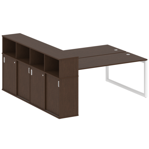 Бенч-система с шкафом-купе на О-обр. м/к Metal System Quattro 50БО.РС-СШК-4.5 фото 11