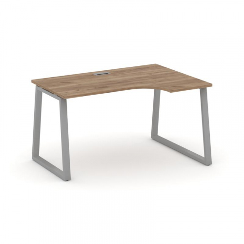 Style Project Стол рабочий эргоном. SN-6T1.SPA-001(R) Акация Лорка/Металл Антрацит/Заглушка Пластик фото 10