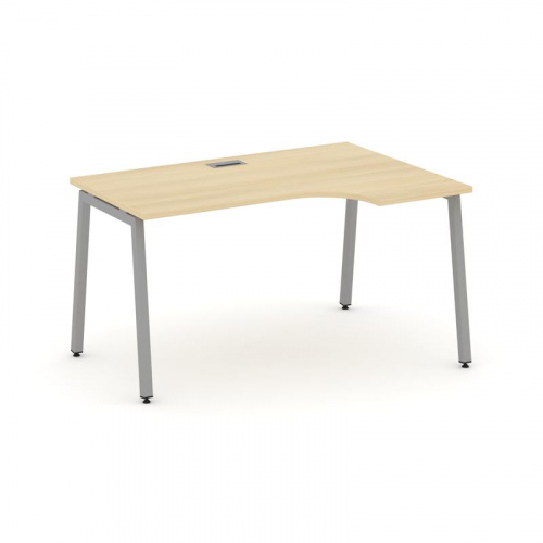 Style Project Стол рабочий эргоном. SN-4A.SPA-012(R) Дуб Табак/Металл Антрацит 1580*700/980*750 фото 6