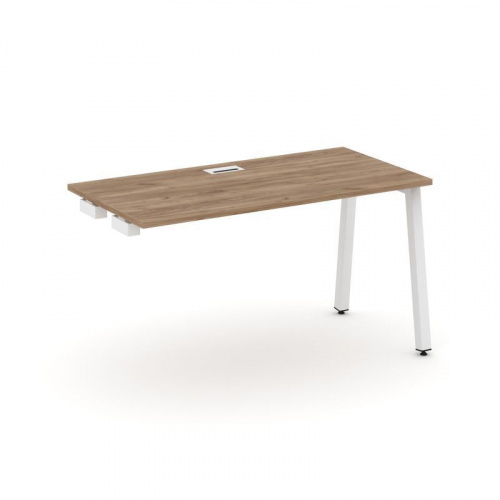 Style Project Стол-приставка к опор. элем. SN-5A.OPRS-024 Дуб Наварра/Металл Белый 1580*800*750 фото 18