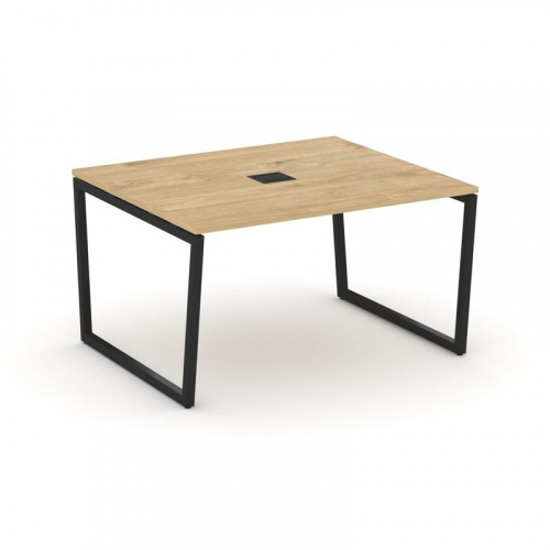 Style Project Стол переговорный SN-4T2.SPRG-033 Акация Лорка/Металл Антрацит/Заглушка Металл Антраци