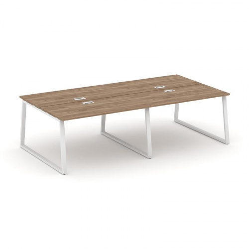 Style Project Рабочая станция 2-х сторон. SN-6T1.DRS-032 Акация Лорка/Металл Антрацит/Заглушка Пласт фото 11