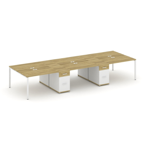 Бенч-система на 6 мест с 2 опорными тумбами Concept CN.DRS-454 фото 11