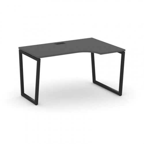 Style Project Стол рабочий эргоном. SN-4T2.SPA-011(R) Акация Лорка/Металл Антрацит/Заглушка Пластик фото 6 Style Project Стол рабочий эргоном. SN-4T2.SPA-011(R) Акация Лорка/Металл Антрацит/Заглушка Пластик фото 6