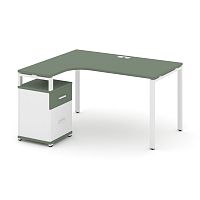 Стол эргономичный с опорной тумбой Concept CN.SA-308(L)