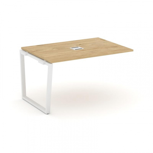 Style Project Проходной наб. элем. перег. стола SN-6T2.NSPRG-002 Акация Лорка/Металл Антрацит/Заглуш фото 3