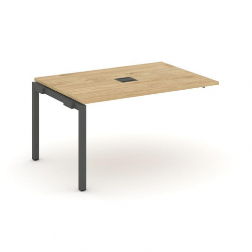 Style Project Проходной наб. элем. перег. стола SN-5P.NSPRG-001 Дуб Наварра/Металл Черный 980*980*75 Style Project Проходной наб. элем. перег. стола SN-5P.NSPRG-001 Дуб Наварра/Металл Черный 980*980*75