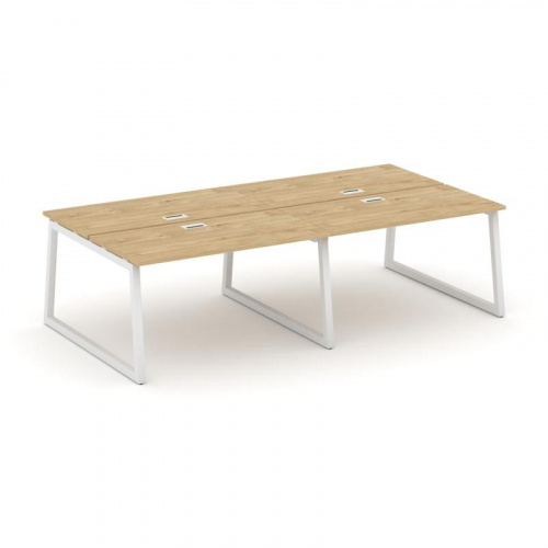 Style Project Рабочая станция 2-х сторон. SN-5T1.DRS-032 Акация Лорка/Металл Антрацит/Заглушка Пласт фото 3