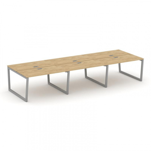 Style Project Рабочая станция 2-х сторон. SN-5T2.DRS-083 Акация Лорка/Металл Антрацит/Заглушка Пласт фото 2