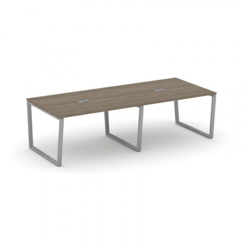 Style Project Стол переговорный SN-6T2.SPRG-042 Акация Лорка/Металл Антрацит/Заглушка Металл Антраци фото 14