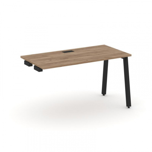 Style Project Стол-приставка к опор. элем. SN-5A.OPRS-024 Дуб Наварра/Металл Белый 1580*800*750 фото 4