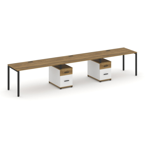 Бенч-система на 3 места с 2 опорными тумбами Concept CN.ORS-339 фото 7