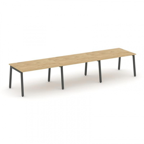 Style Project Стол переговорный SN-5A.SPRG-023.3 Дуб Наварра/Металл Белый 4410*980*750 фото 19