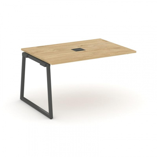 Style Project Проходной наб. элем. перег. стола SN-4T1.NSPRG-004 Акация Лорка/Металл Антрацит/Заглуш фото 22