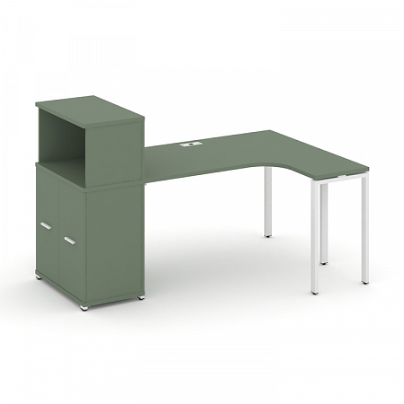 Стол эргономичный с опорным распашным шкафом Concept CN.SA-213(R)