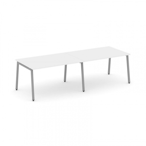 Style Project Стол переговорный SN-4A.SPRG-013.3 Тиквуд Светлый/Металл Белый 2760*980*750 фото 3