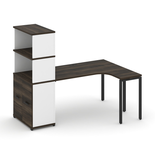 Стол эргономичный с опорным распашным шкафом Concept CN.SA-215(R)