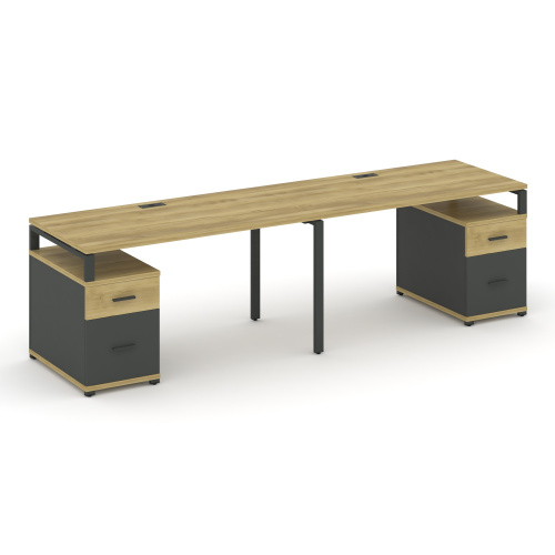 Бенч-система на 2 места с 2 опорными тумбами Concept CN.ORS-324 фото 4