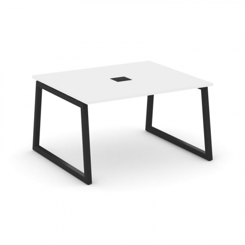 Style Project Стол переговорный SN-5T1.SPRG-032 Акация Лорка/Металл Антрацит/Заглушка Металл Антраци фото 4