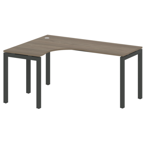 Стол криволинейный левый на П-обр. м/к Metal System Quattro 50БП.СА-4 (L) Стол криволинейный левый на П-обр. м/к Metal System Quattro 50БП.СА-4 (L)