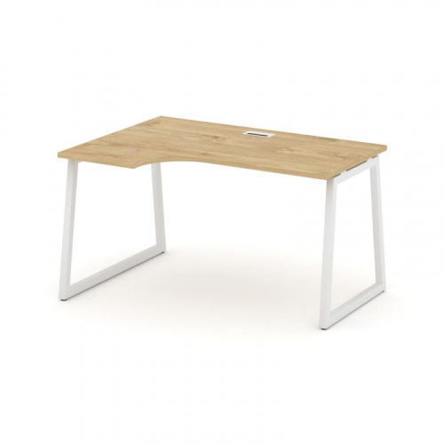 Style Project Стол рабочий эргоном. SN-4T1.SPA-012(L) Акация Лорка/Металл Антрацит/Заглушка Пластик фото 3 Style Project Стол рабочий эргоном. SN-4T1.SPA-012(L) Акация Лорка/Металл Антрацит/Заглушка Пластик фото 3