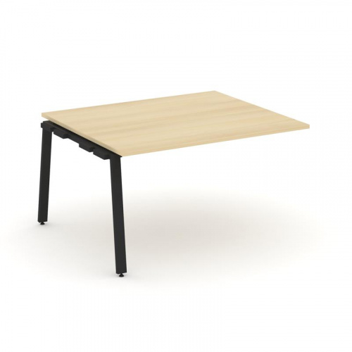 Style Project Проходной наб. элем. перег. стола SN-6A.NSPRG-033.3 Дуб Наварра/Металл Белый 1380*1180 фото 8