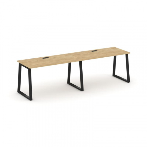 Style Project Рабочая станция 1 сторон. SN-6T1.ORS-023 Акация Лорка/Металл Антрацит/Заглушка Пластик Style Project Рабочая станция 1 сторон. SN-6T1.ORS-023 Акация Лорка/Металл Антрацит/Заглушка Пластик