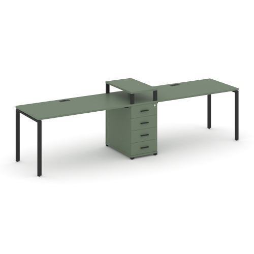 Бенч-система на 2 места с 1 опорной тумбой Concept CN.ORS-420