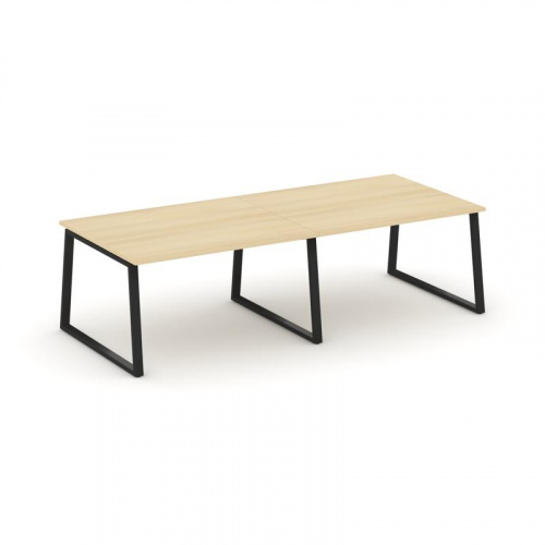 Style Project Стол переговорный SN-6T1.SPRG-044.3 Акация Лорка/Металл Антрацит 3160*1180*750 фото 5