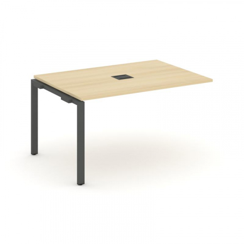 Style Project Проходной наб. элем. перег. стола SN-6P.NSPRG-002 Антрацит/Металл Белый 1180*980*750 фото 3