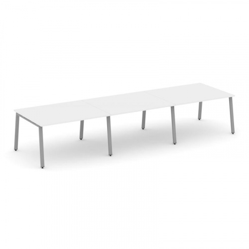 Style Project Стол переговорный SN-6A.SPRG-053.3 Тиквуд Светлый/Металл Антрацит 4140*1180*750 фото 6