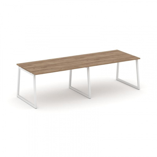 Style Project Стол переговорный SN-4T1.SPRG-011.3 Акация Лорка/Металл Антрацит 1960*980*750 фото 11