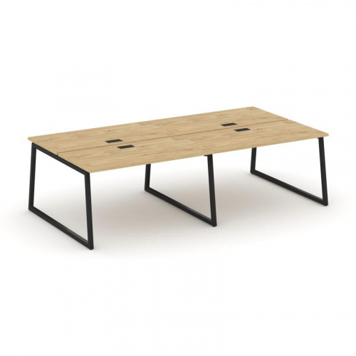 Style Project Рабочая станция 2-х сторон. SN-4T1.DRS-032 Акация Лорка/Металл Антрацит/Заглушка Пласт