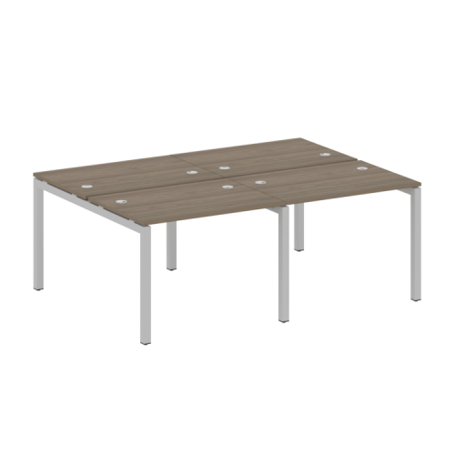 Бенч-система на 4 места на П-обр. м/к Metal System Quattro 50БП.СМ-4.1  фото 2