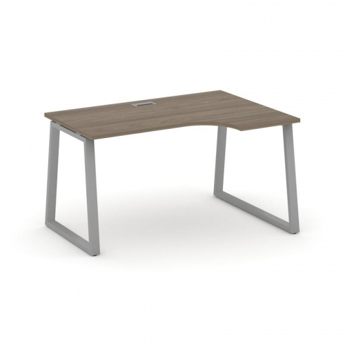 Style Project Стол рабочий эргоном. SN-6T1.SPA-001(R) Акация Лорка/Металл Антрацит/Заглушка Пластик фото 14