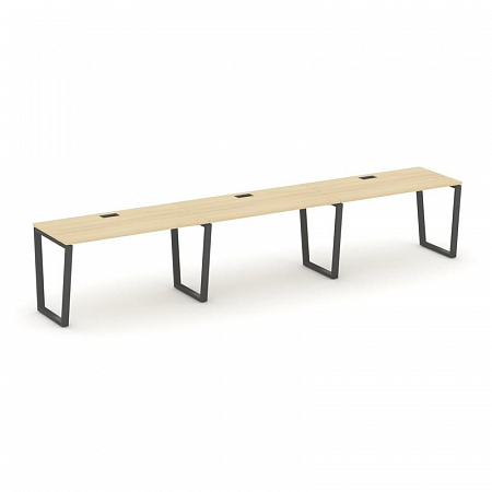 Style Project Рабочая станция 1 сторон. SN-6T2.ORS-043 Акация Лорка/Металл Антрацит/Заглушка Пластик