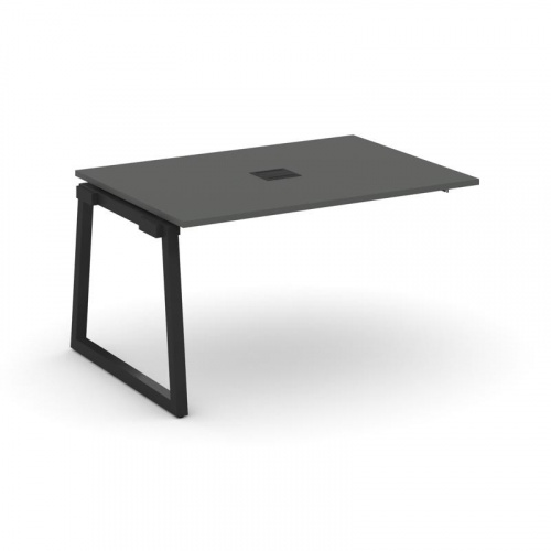 Style Project Проходной наб. элем. перег. стола SN-5T1.NSPRG-004 Акация Лорка/Металл Антрацит/Заглуш фото 8