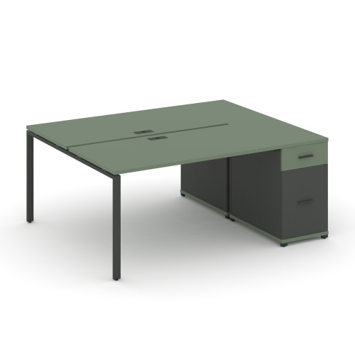 Бенч-система с 1 опорной тумбой Concept CN.DRS-406 фото 2