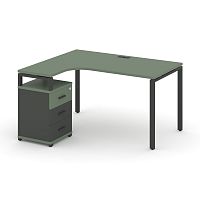 Стол эргономичный с опорной тумбой Concept CN.SA-307(L)