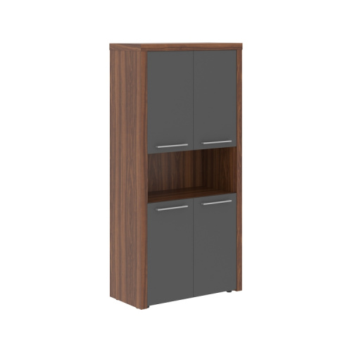 Шкаф с 2-мя комплектами глухих малых дверей и топом Zenn ZHC 85.4