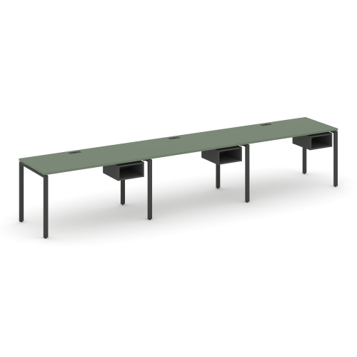 Бенч-система на 3 места с подвесными тумбами Concept CN.ORS-122 фото 2