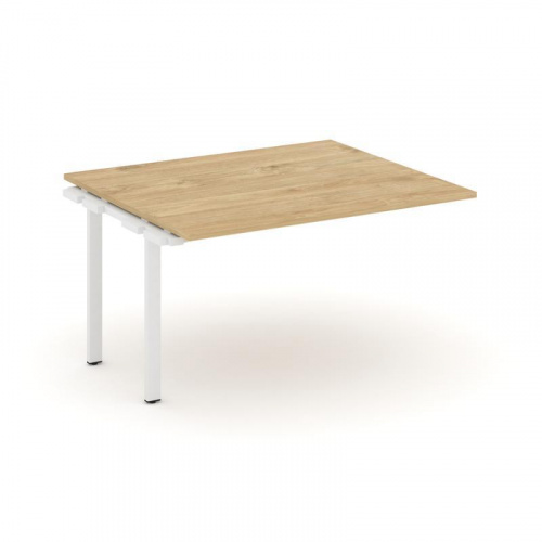 Style Project Проходной наб. элем. перег. стола SN-6P.NSPRG-032.3 Дуб Наварра/Металл Белый 1180*1180 фото 14