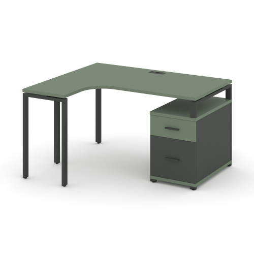 Стол эргономичный с опорной тумбой Concept CN.SA-304(L) Стол эргономичный с опорной тумбой Concept CN.SA-304(L)