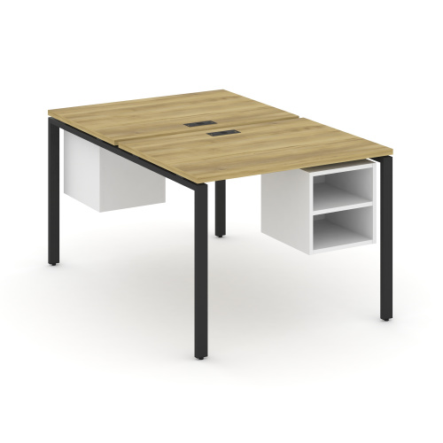 Бенч-система на 2 места с подвесными тумбами Concept CN.DRS-105 фото 4