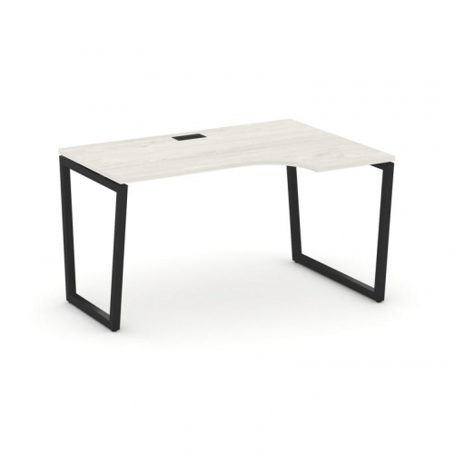 Style Project Стол рабочий эргоном. SN-4T2.SPA-011(R) Акация Лорка/Металл Антрацит/Заглушка Пластик фото 7 Style Project Стол рабочий эргоном. SN-4T2.SPA-011(R) Акация Лорка/Металл Антрацит/Заглушка Пластик фото 7