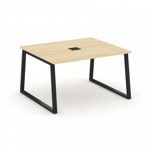 Style Project Стол переговорный SN-6T1.SPRG-033 Акация Лорка/Металл Антрацит/Заглушка Металл Антраци фото 8