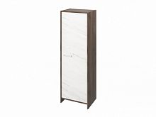 Шкаф для документов FI-571.G Орех Пацифик Табак/Мрамор Леванто белый